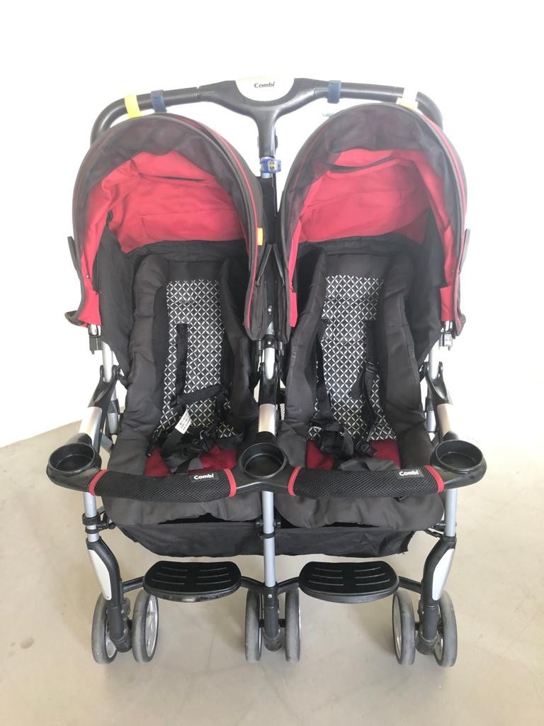combi double stroller weight limit