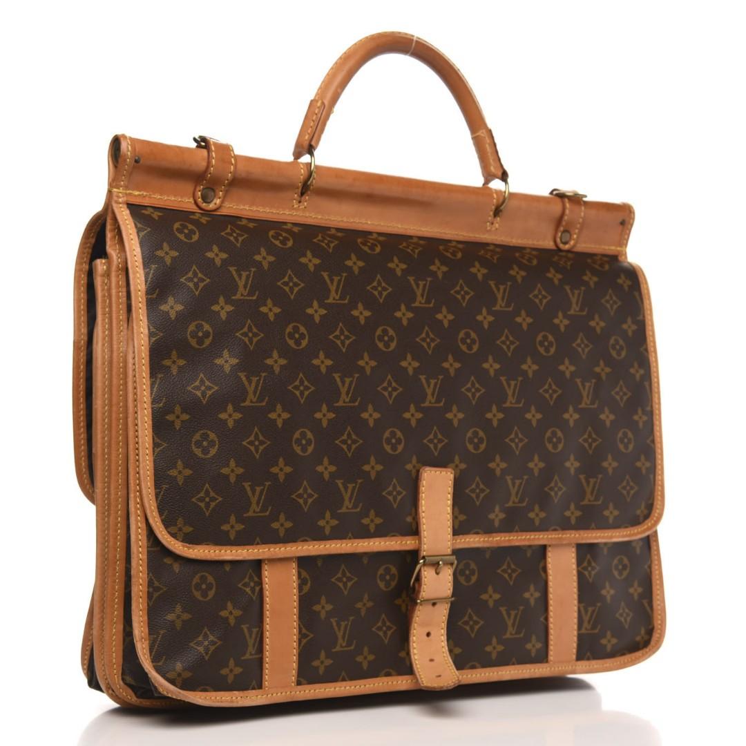 Louis Vuitton 872068 Monogram Sac Kleber Chasse Garment Bag with Strap  Bandouliere