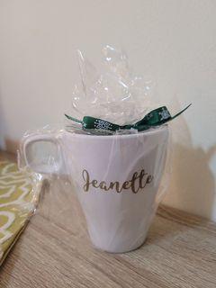 White cup