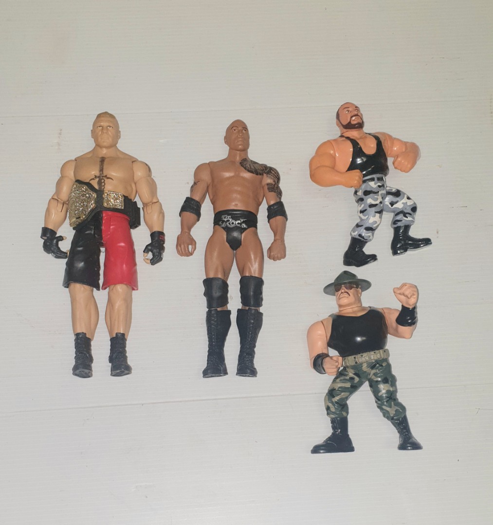 wwe wwf wrestling figure lot, Hobbies & Toys, Toys & Games on Carousell