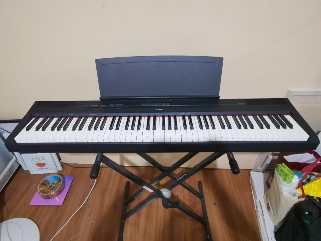 Yamaha P115 Digital Piano with Case and Stand, Hobbies & Toys, Music & Media, Musical