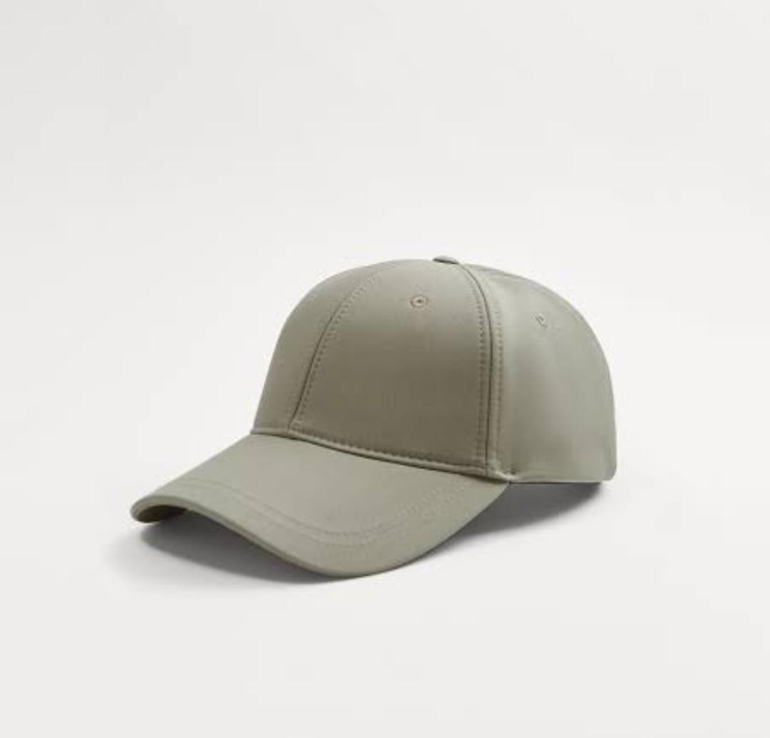 Zara basic cap, Fesyen Pria, Aksesoris 