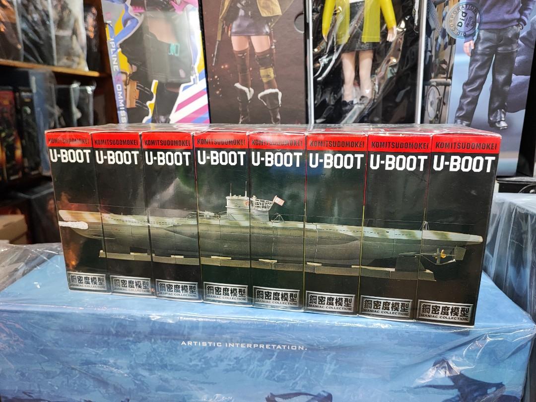 全新1/144 scale targa KOMITSUDOMOKEI U-BOOT鋼密度模型1 set 8 盒