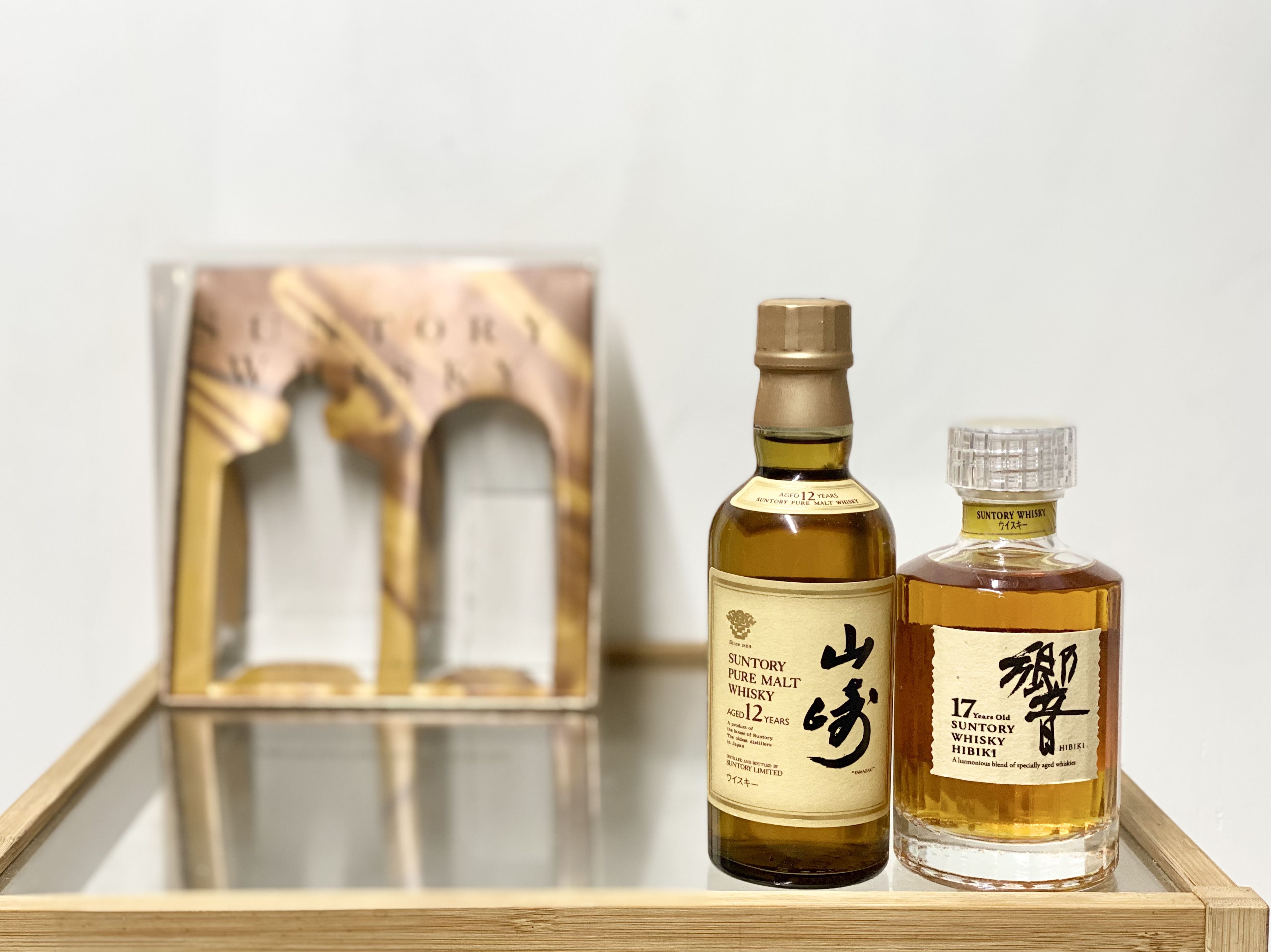 響17+山崎12, 180ml 酒辦套裝, 嘢食& 嘢飲, 酒精飲料- Carousell