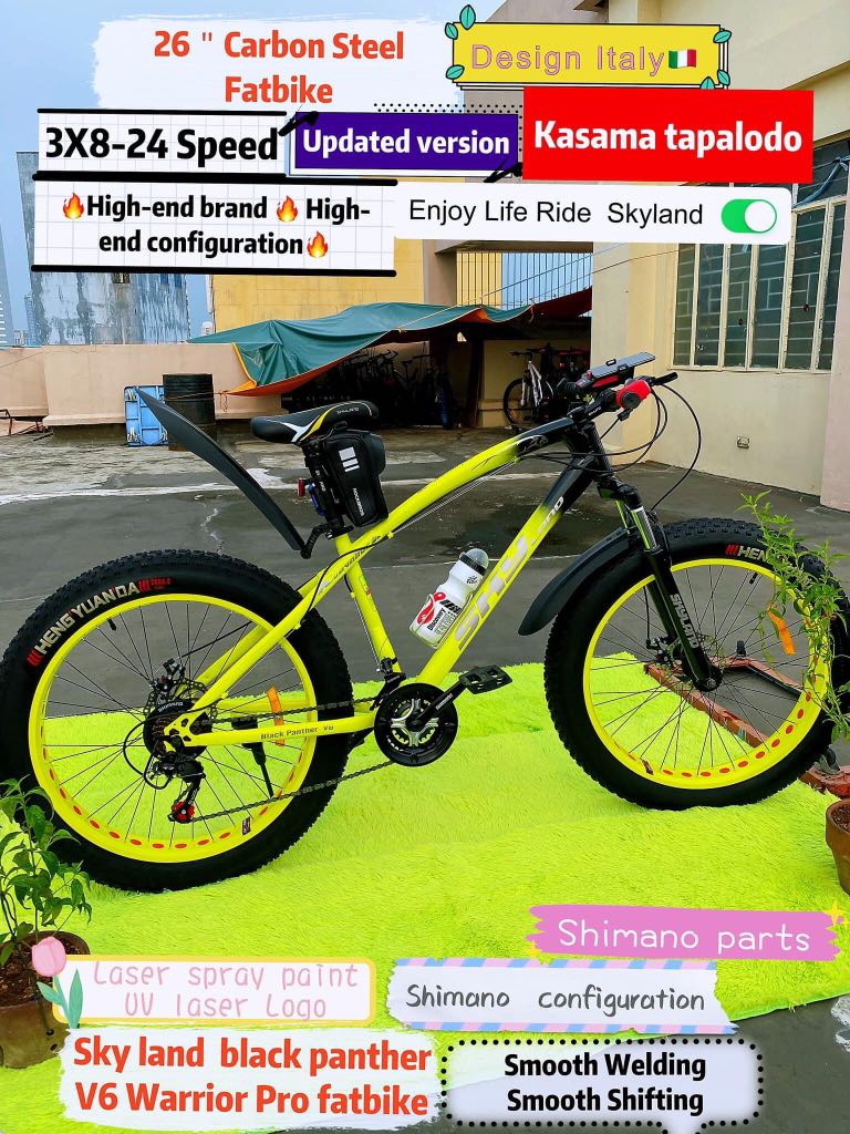 26 inch fat bike Sports Equipment Bicycles Parts Bicycles on