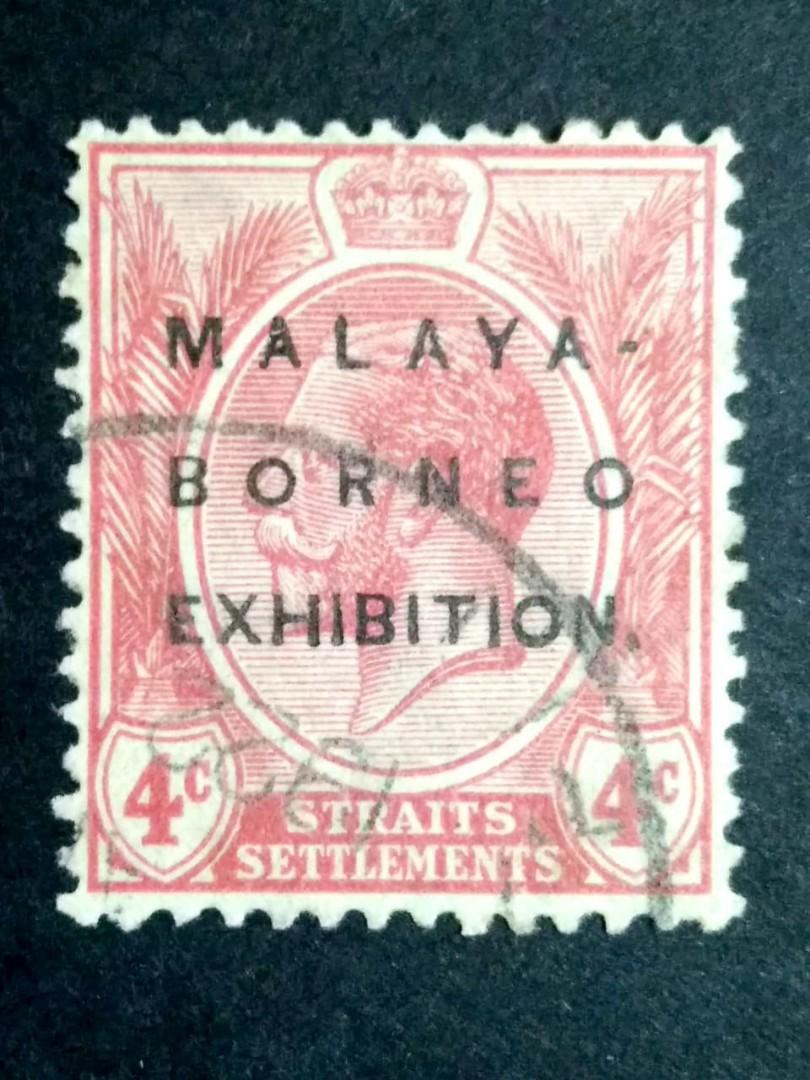 [3649] 1922 Malaya Straits Settlements King V Wmk MCCA Overprint