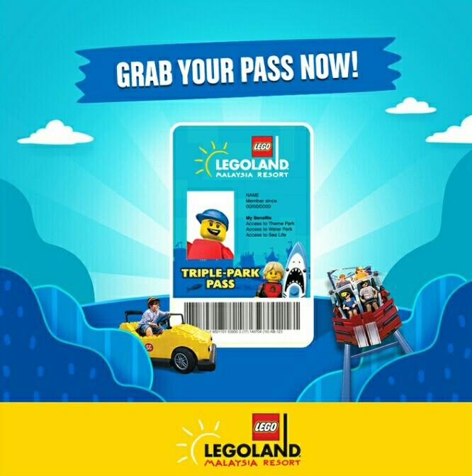 4 x Legoland Triple Park Annual Pass, Tickets & Vouchers, Local
