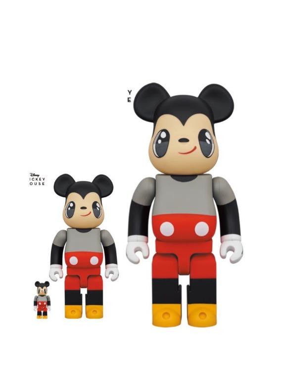 超級限定大眼米奇Bearbrick Javier Calleja Mickey Mouse 1000%+400