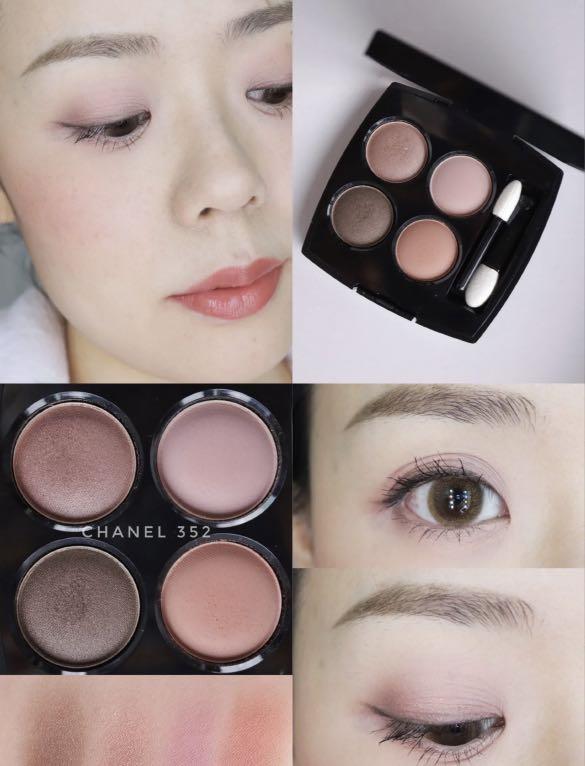 包平郵]香奈兒四色眼影CHANEL Eyeshadow 352 #Elemental, 美容＆個人護理, 健康及美容- 皮膚護理, 化妝品-  Carousell