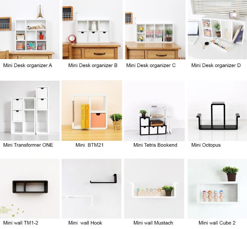 Cubics MINI DIY Furniture Wall shelf wall sicker house gift furniture