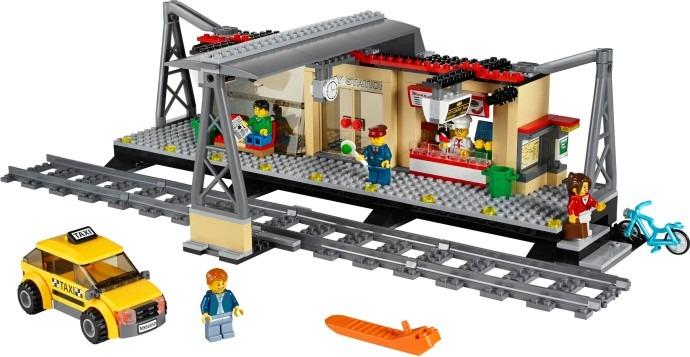 全新未開LEGO City 60050 Train Station 火車站月台絕版已停產配75955