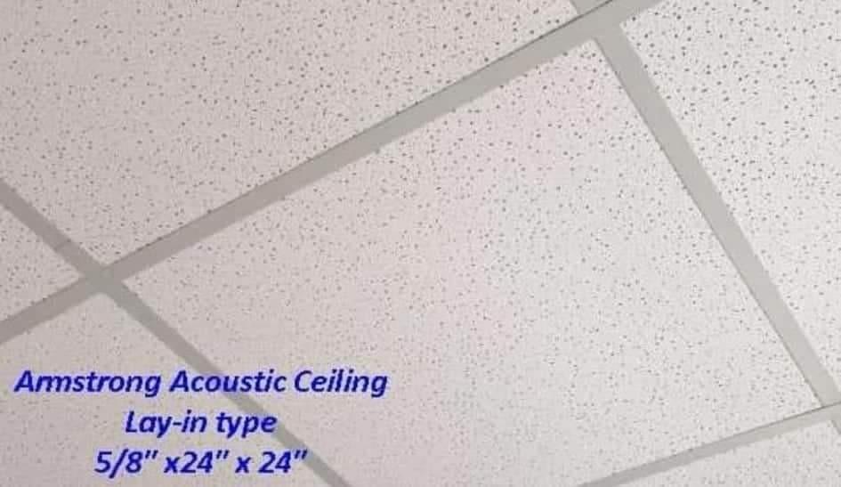 Acoustic Ceiling Board/Panels, Commercial & Industrial, Construction