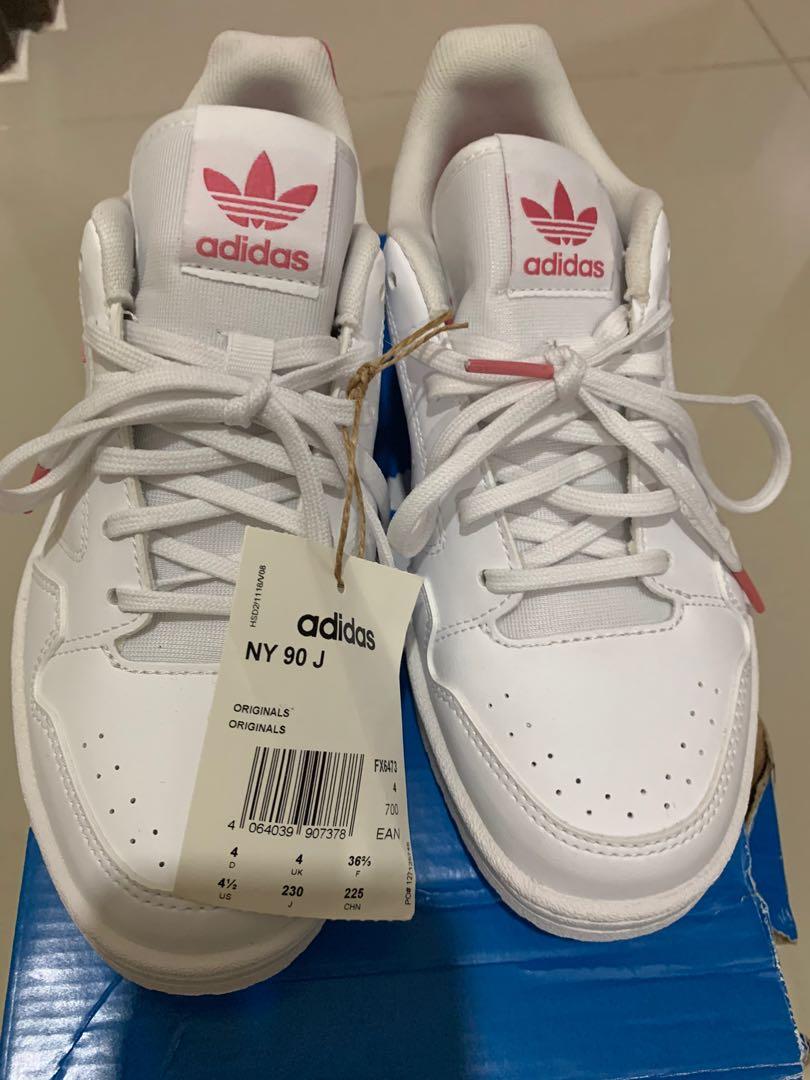 adidas Originals NY 90 J Wit/Blauw Synthetisch 5.5 US Jeugd - Sneakers  Schoenen - Awesome Shoes
