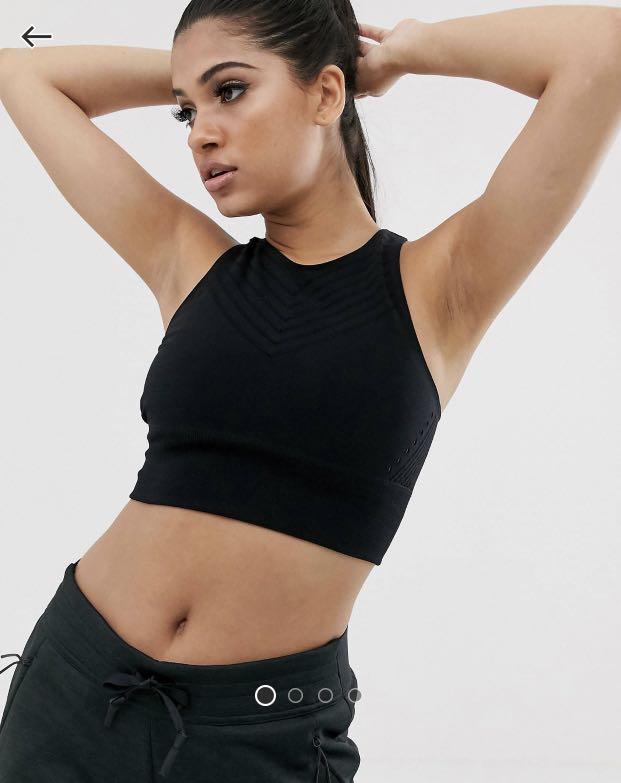 adidas wrap knit crop top