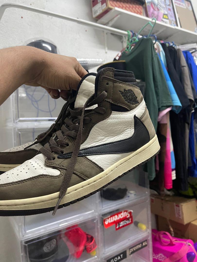 AJ 1 travis Scott high, Men's Fashion, Footwear, Sneakers on Carousell
