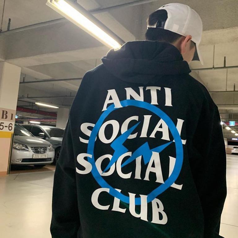 Anti Social Social Club x Fragment Design Hoodie (2Colors), 男裝
