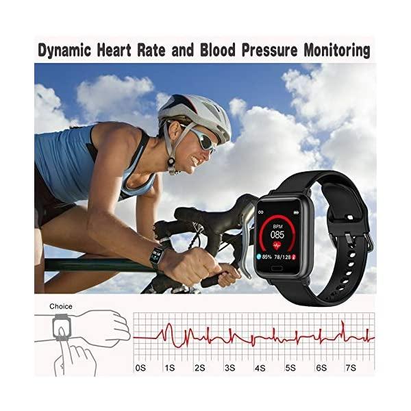 ASWEE Smart Watch A6 black u0026 Grey, Fitness Tracker with Heart Rate Blood  Pressure Monitor, Waterproof Watch with Sleep Monitor, Calorie, Mobile  Phones u0026 Gadgets, Wearables u0026 Smart Watches on Carousell