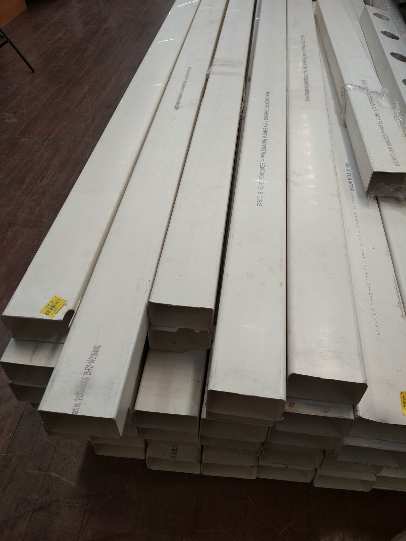 Atlanta Duracon PVC Downspout, Commercial & Industrial, Construction