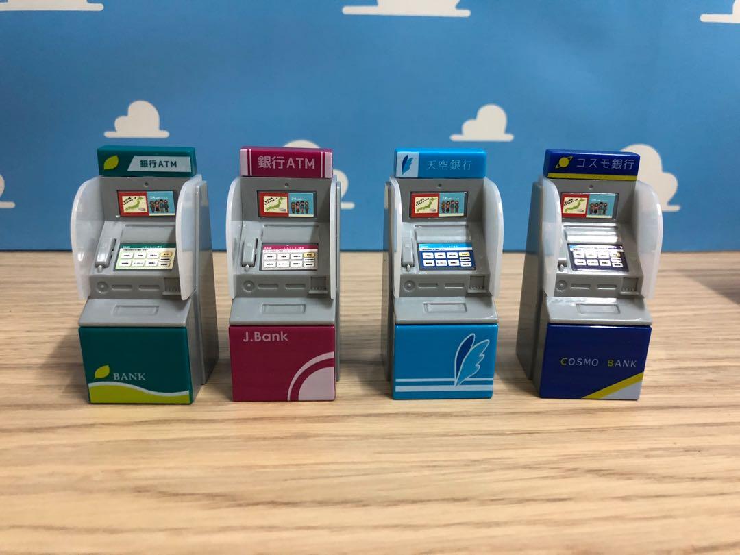 迷你ATM機銀行櫃員機atm機扭蛋日本扭蛋, 興趣及遊戲, 玩具& 遊戲類- Carousell