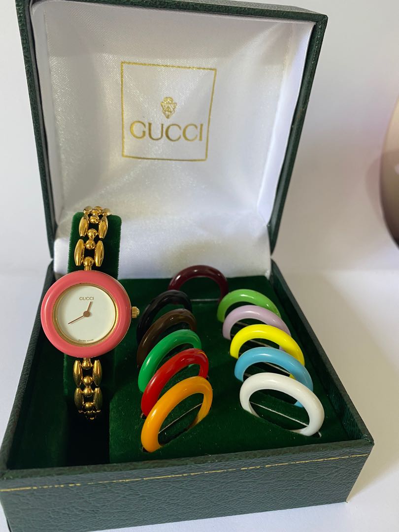 Auth Gucci RiceLink Interchangeable 