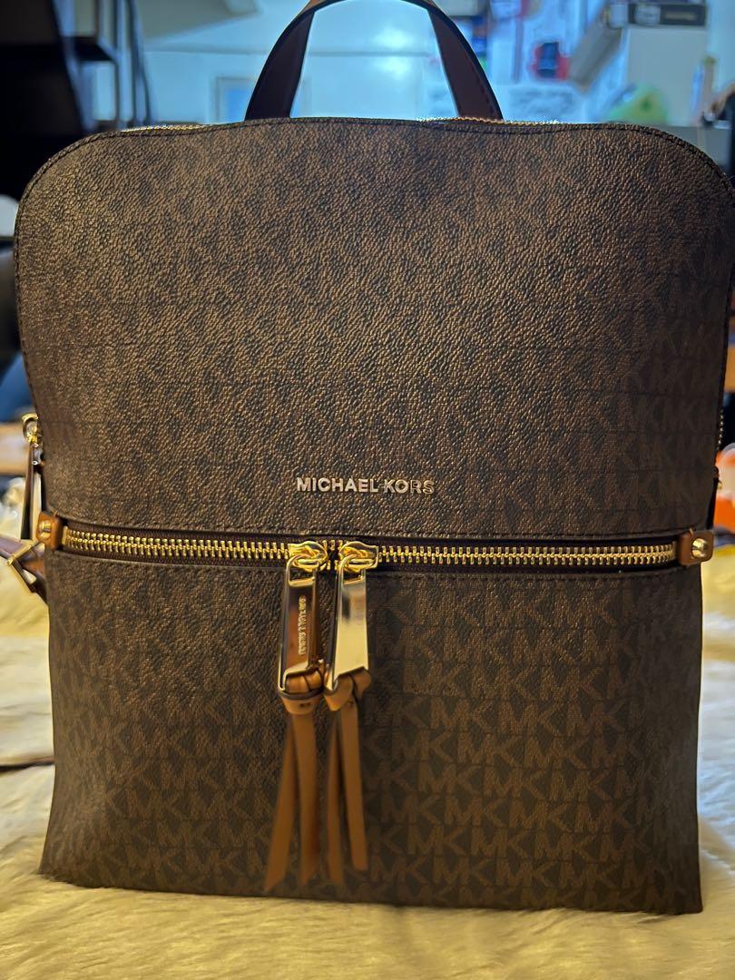 Michael kors slim backpack sales