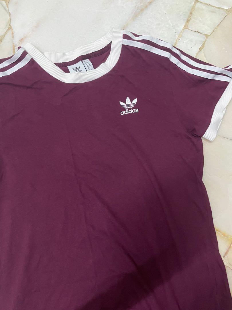 Authentic) Adidas 3 stripes t shirt #MustGo, Sports, Athletic \u0026 Sports  Clothing on Carousell