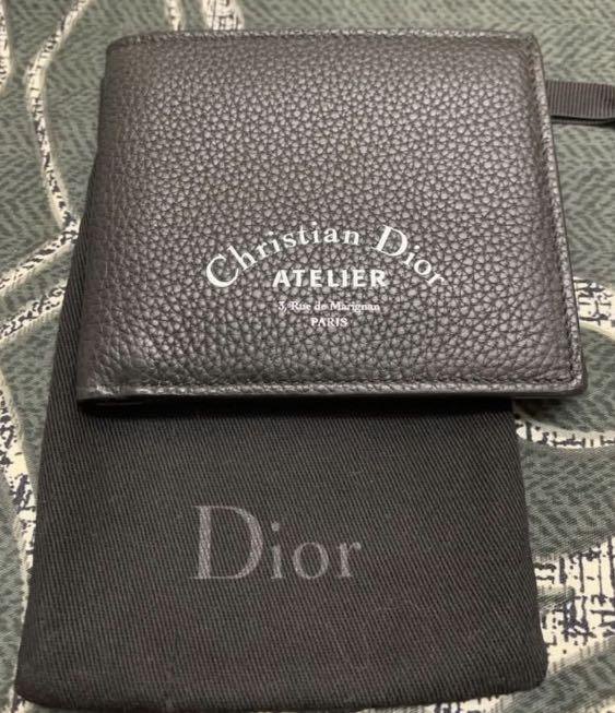 Authentic Brand New Dior Atelier Full Calf Leather Wallet