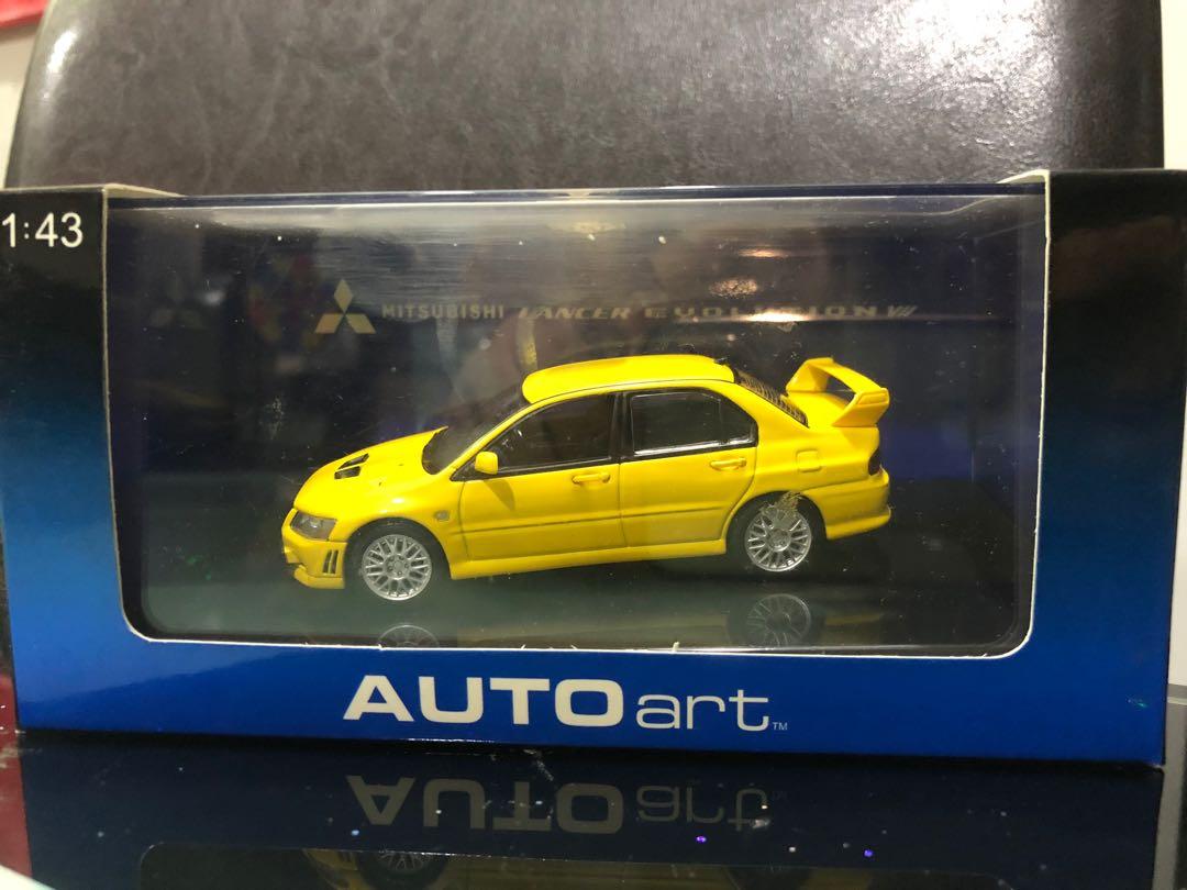 東京公式通販 AUTOart 1/43 MITSUBISHI LANCER EVO ⅶ 【公式通販】
