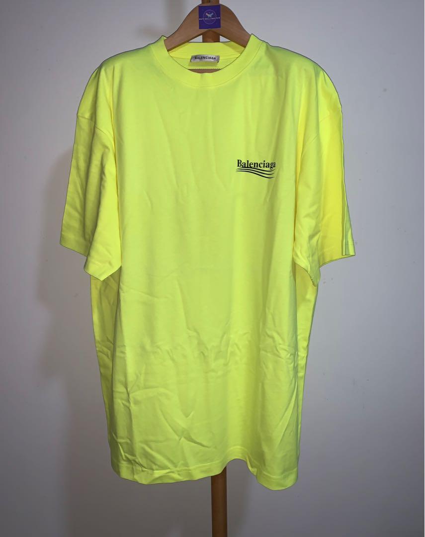balenciaga neon tee