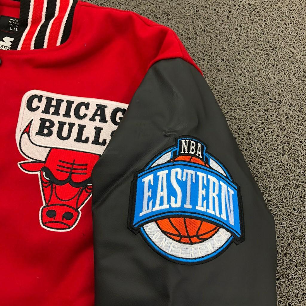 BOMBER JAKET VARSITY CHICAGO BULLS EASTERN - BARANG BARU HARGA NETT