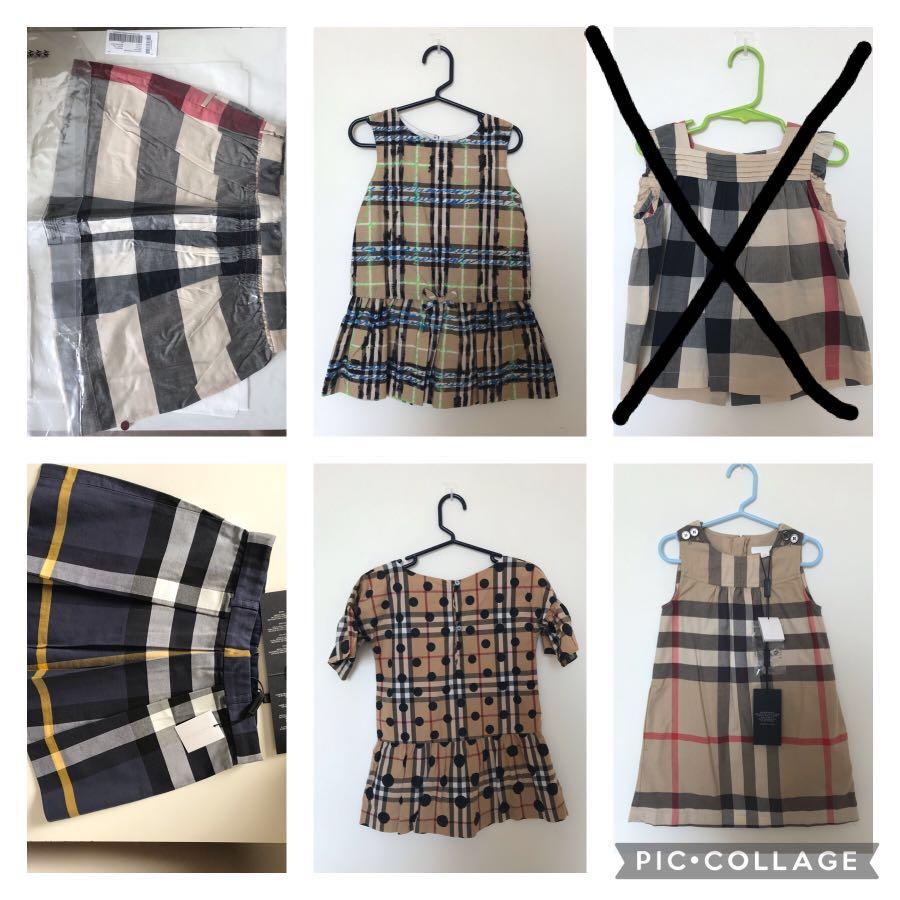 Brand New 3Y 6Y Burberry dress skirt Babies Kids Babies Kids Fashion on Carousell