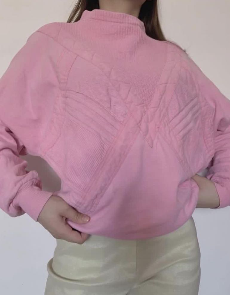 bubblegum pink sweater