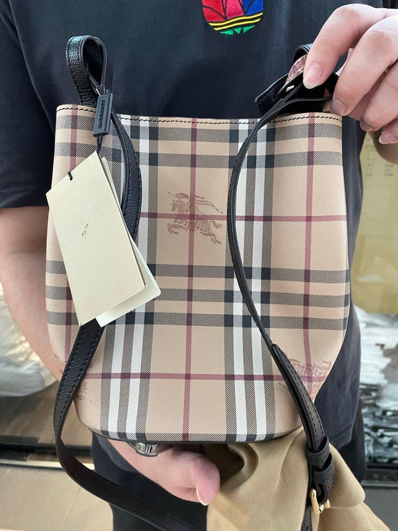 Burberry Authentic Small Reversible Bucket Bag Women s Fashion Bags Wallets Cross body Bags on Carousell