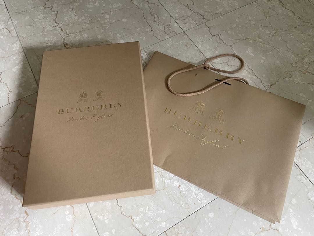 Burberry box and paper bag, Hobbies & Toys, Stationery & Craft, Other ...