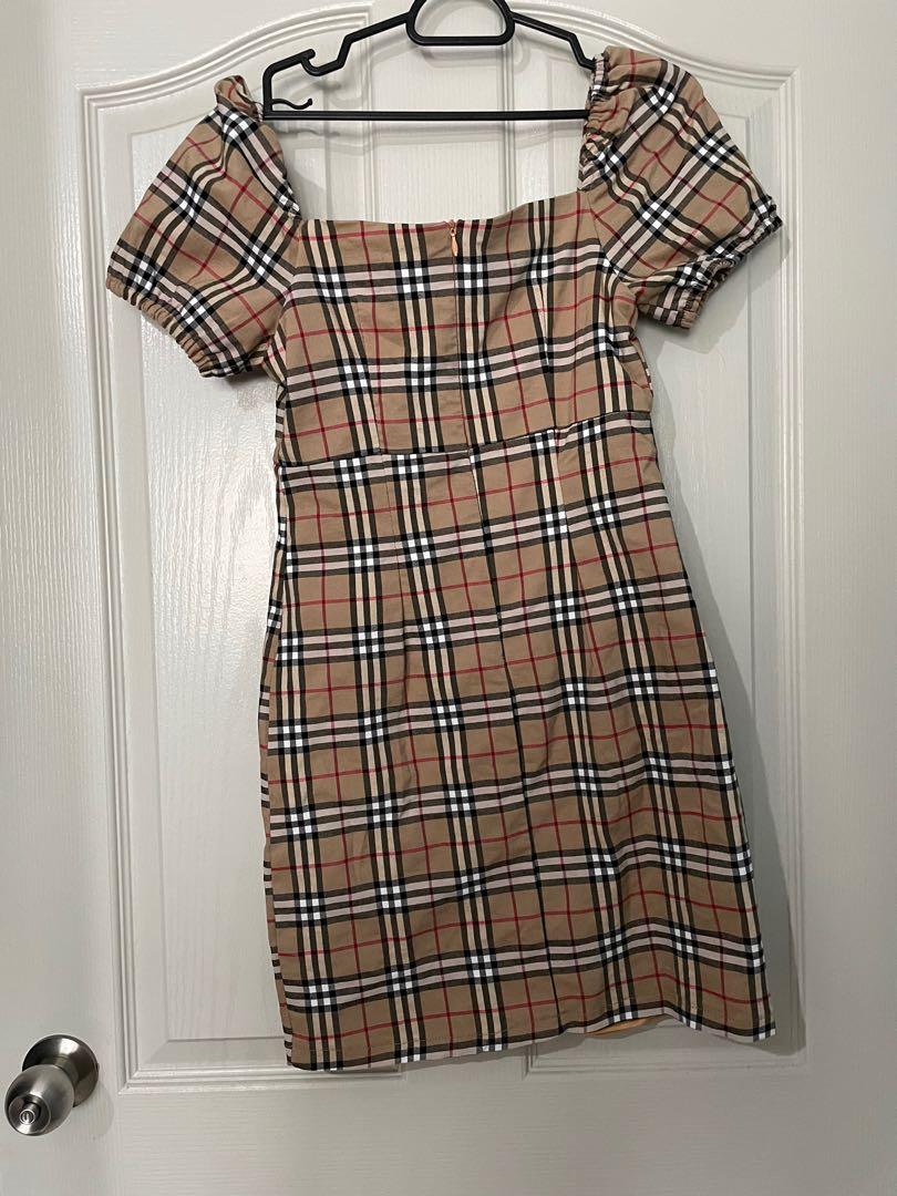 Burberry Print Off shoulder Dress, Women's Fashion, Dresses & Sets, Dresses  on Carousell