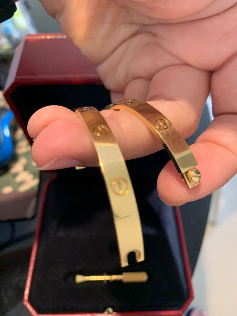Cartier love sales bracelet 21 cm