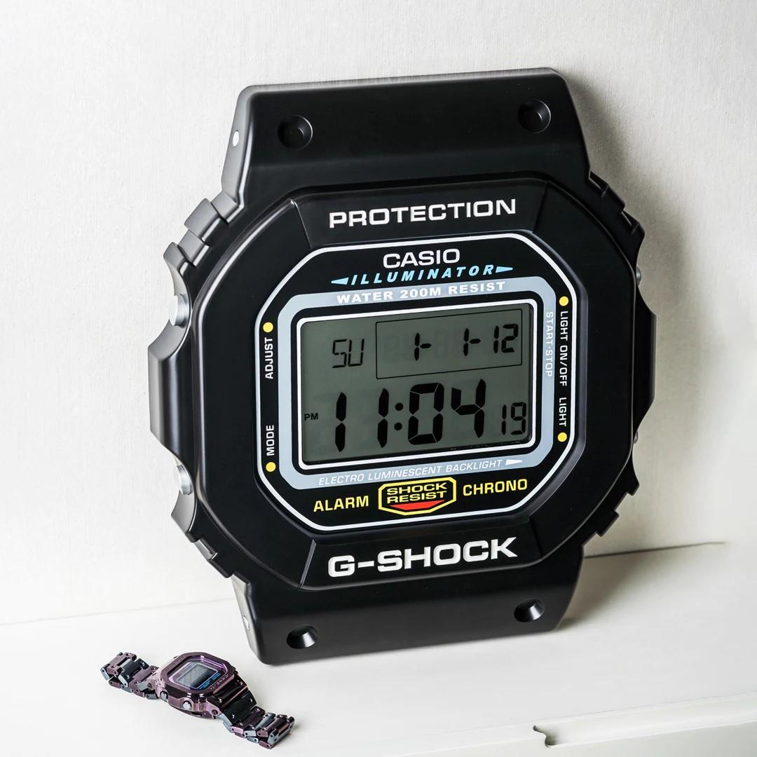 Casio GShock Wall Clock, Luxury, Watches on Carousell