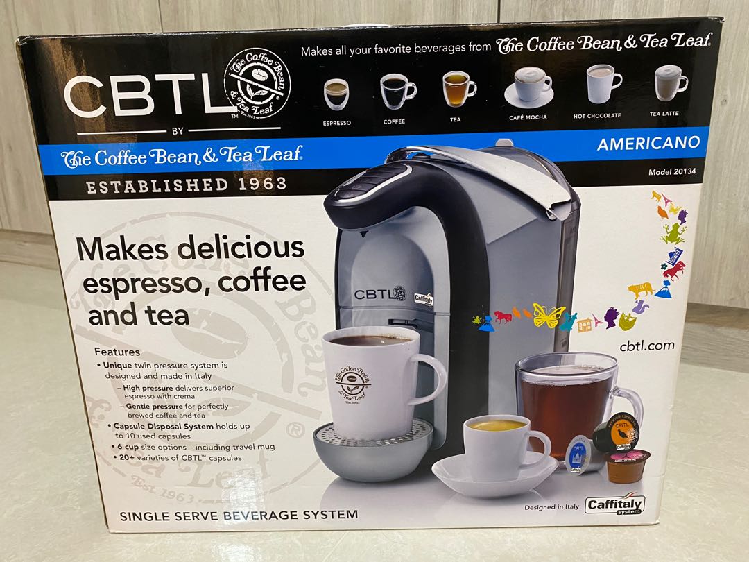 CBTL single serve beverage system AMERICANO model 20134, TV & Home