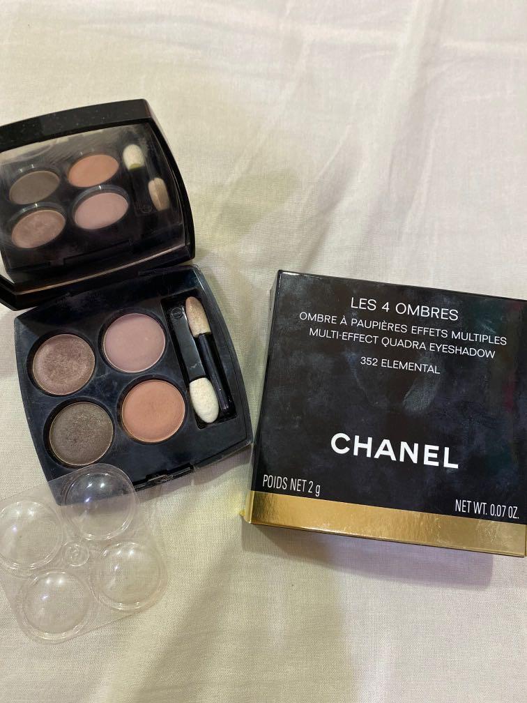 Chanel Elemental 352 Les 4 Ombres MultiEffect Quadra Eyeshadow Review   Swatches