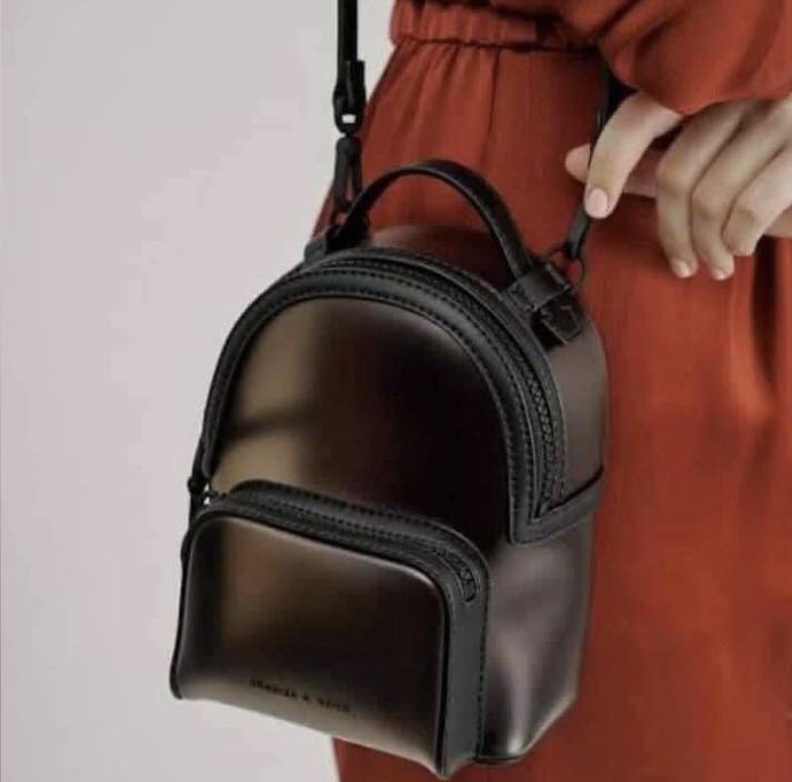 mini backpack charles and keith