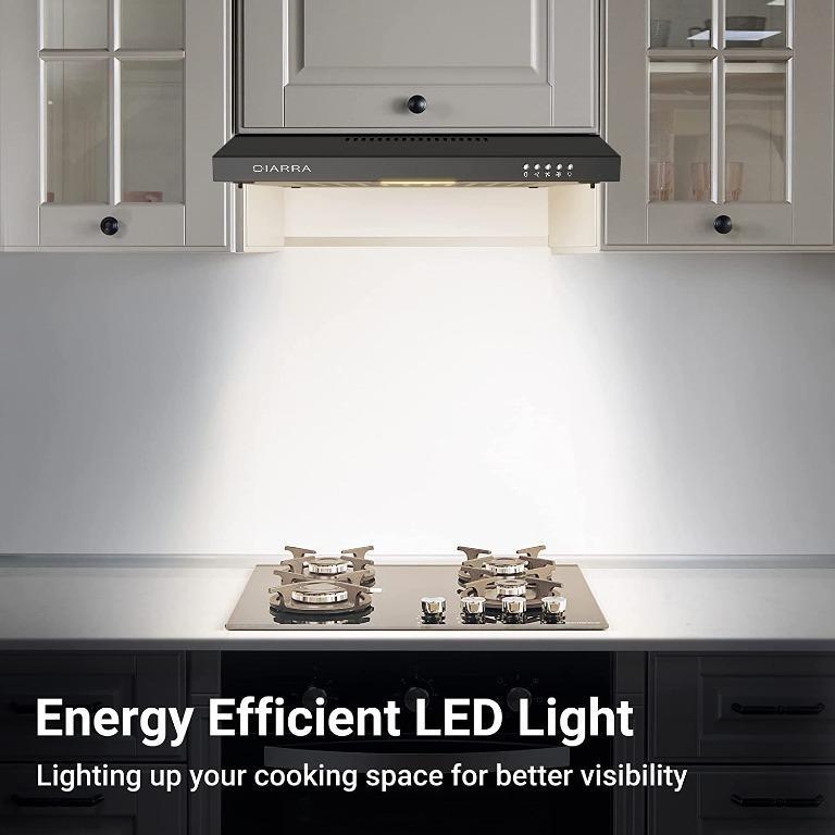 CIARRA CBCB6903 60cm Visor Cooker Hood Hoods Wall Mounted