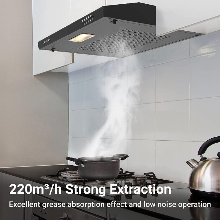 CIARRA CBCB6903 60cm Visor Cooker Hood Hoods Wall Mounted