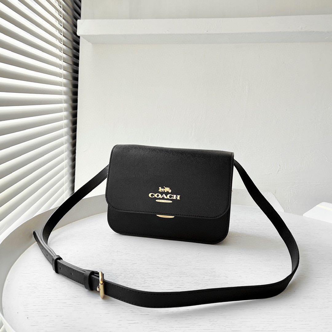 COACH BRYNN FLAP CROSSBODY IN SIGNATURE CANVAS, Women's Fashion, Bags & Wallets, Cross-body Bags 