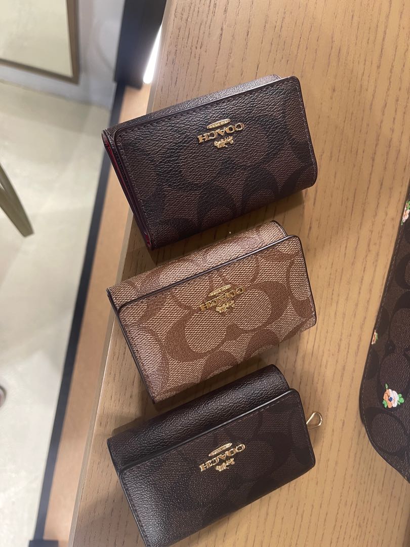 Coach key pouch best sale