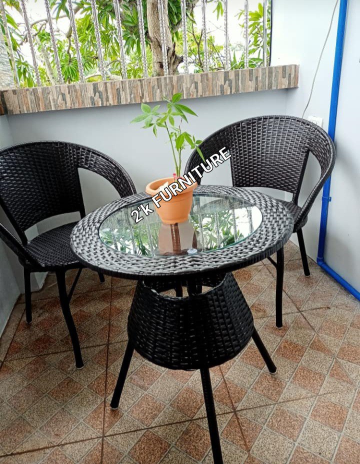 Outdoor coffee table cheap with chairs