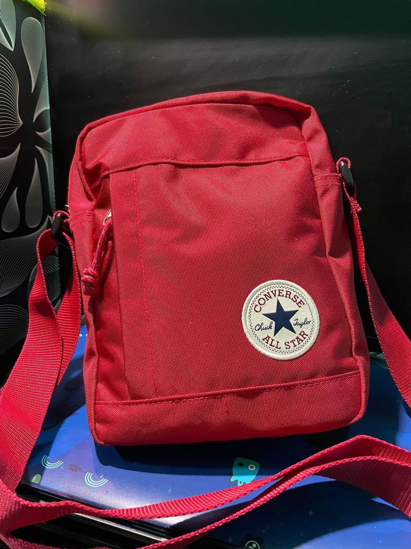 converse sling bag red