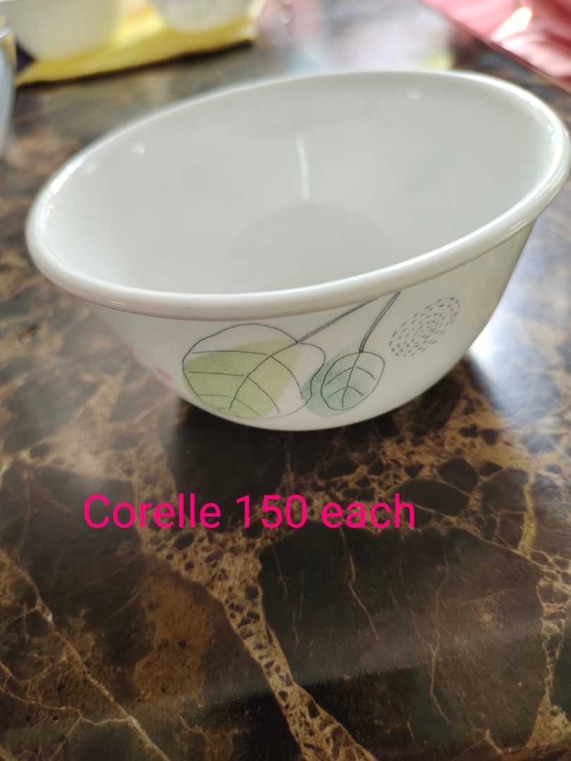Corelle rice bowl plate