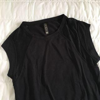 cotton on body black workout top