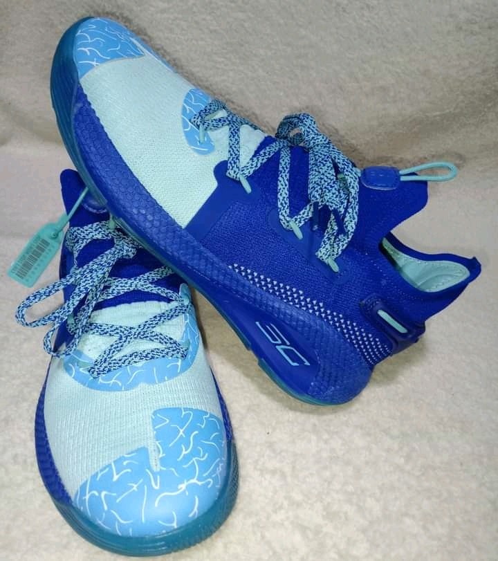 Curry 6 Blue Men s Fashion Footwear Sneakers on Carousell