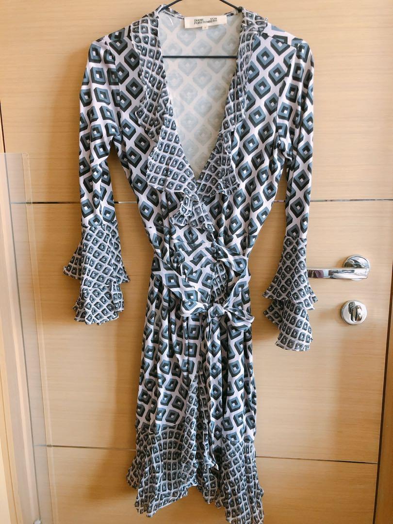 Dvf carli wrap dress shop